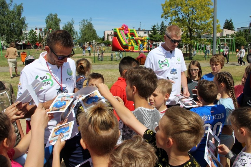 Majówka na Górkach. Paweł Zagumny zachęcał młodych tczewian do gry w siatkówkę [WIDEO, ZDJĘCIA]