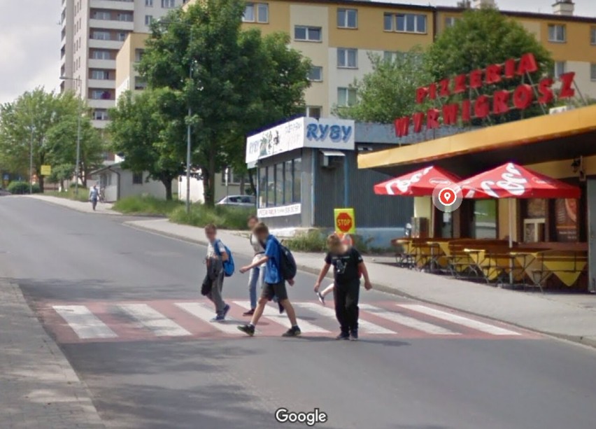 Przyłapani w Jastrzębiu-Zdroju przez kamerę Google Street View