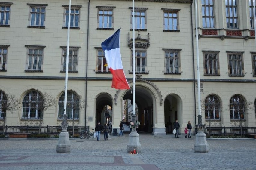 Wrocław solidarny z Francją