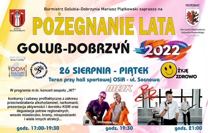 W piątek 26 sierpnia przy hali sportowej w Golubiu-Dobrzyniu...
