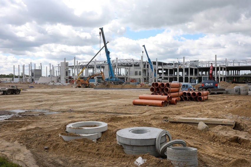 Tak wygląda plac budowy IKEI w Szczecinie
