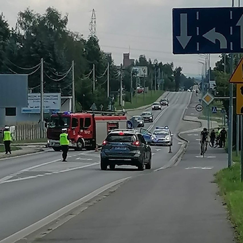 Wypadek na ul. Raciborskiej w Rybniku