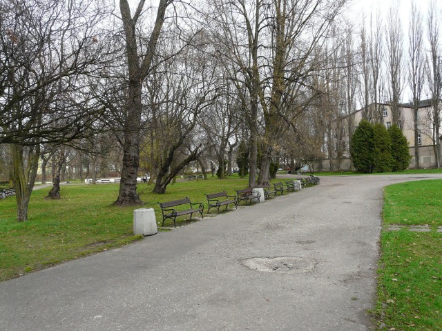 Park Słowackiego to oaza zieleni w centrum Pabianic.