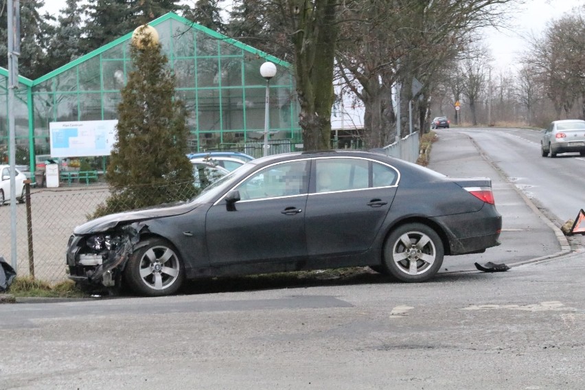 Wypadek na ulicy Koskowickiej w Legnicy