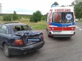 Wypadek na trasie Białogard - Klępino. Motocyklista trafił do szpitala [ZDJĘCIA]