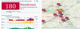 Stan powietrza Warszawa 5 marca 2018 poniedziałek. Cała warszawa "świeci" na czerwono