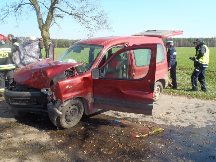 Groźny wypadek na trasie Witkowo – Skorzecin! [FOTO]