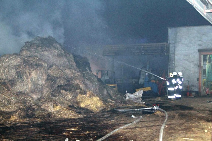 Pożar Pod Wolsztynem. Paliła się fabryka brykietu w...