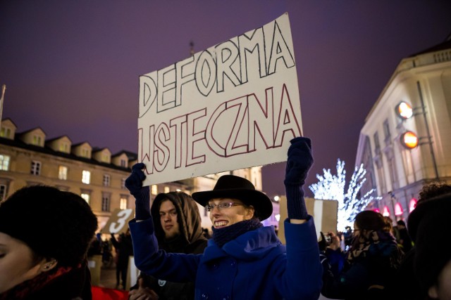 Protest Studentów, Warszawa. Tak wyglądała manifestacja w stolicy [ZDJĘCIA]