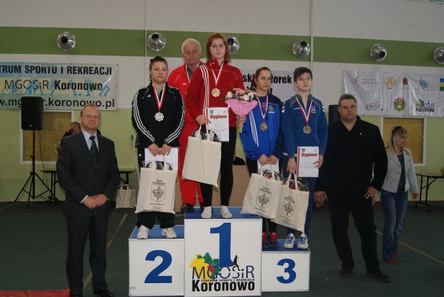 Kamila Lelek na podium Mistrzostw Polski Juniorów w Zapasach