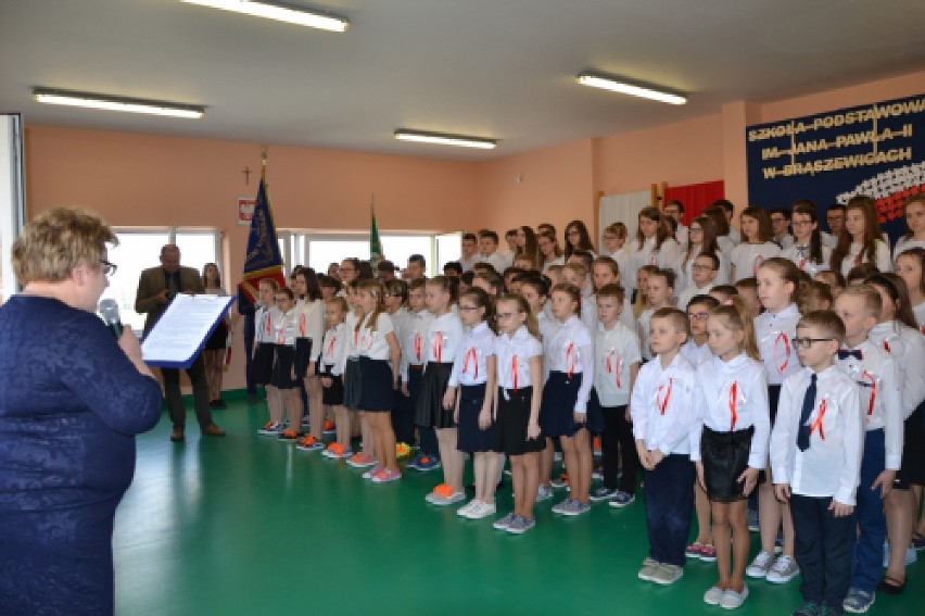 Uczniowie z Brąszewic zainaugurowali II edycję ogólnopolskiego konkursu dla szkół podstawowych „Do Hymnu”