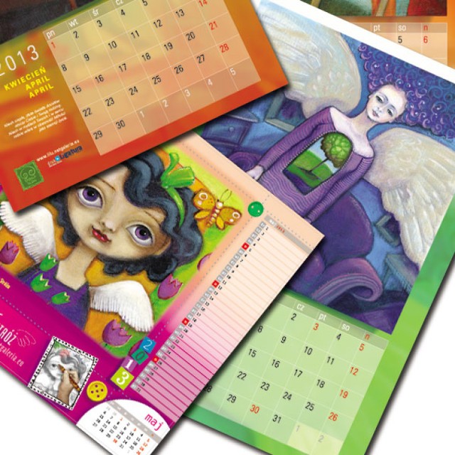 Kalendarze na rok 2013 - aby Anioły towarzyszyły Wam przez cały przyszły rok :) /lilu.netgaleria.eu/