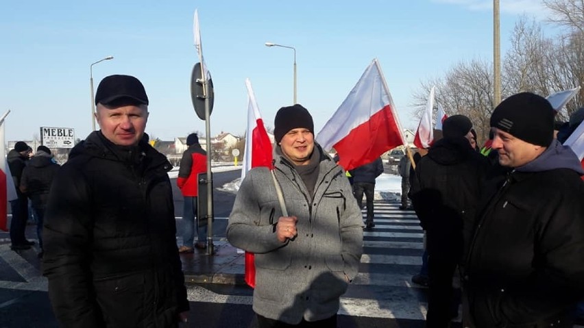 Rolnicy z Agrounii blokują drogi. Też koło Radzynia Podlaskiego