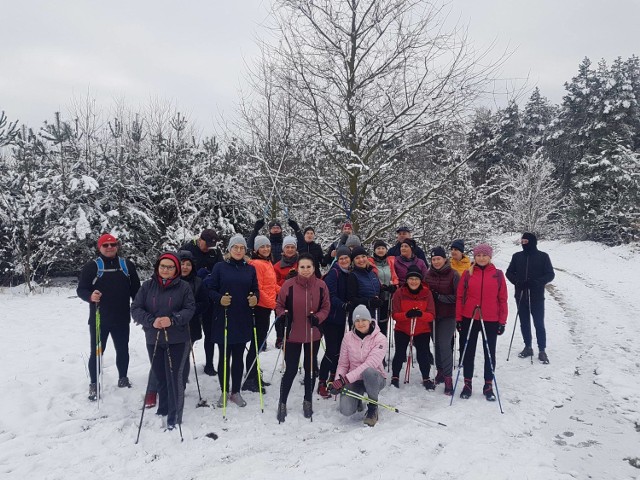 Zajęcia Klubu Sportowego Nordic Walking Bełchatów