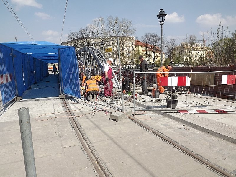 Wrocław: Wkrótce koniec remontu mostów Młyńskich (ZDJĘCIA)
