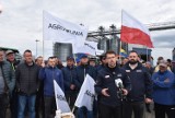 Protest Agrounii pod Kluczborkiem. Przyjechało około 130 rolników z trzech województw