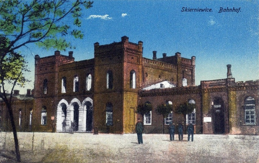 Dworzec około 1915 roku