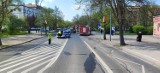 Wypadek w centrum Konina. Dwie osoby w szpitalu