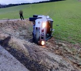 Bykowszczyzna. Chciał wyprzedzić, doprowadził do groźnie wyglądającej kolizji