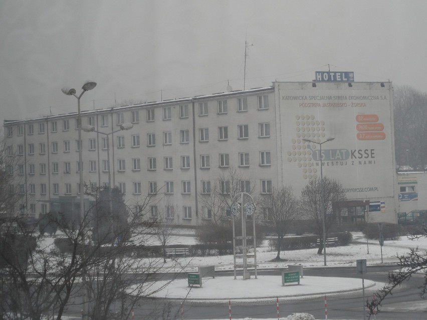 Hotel Żory zimą