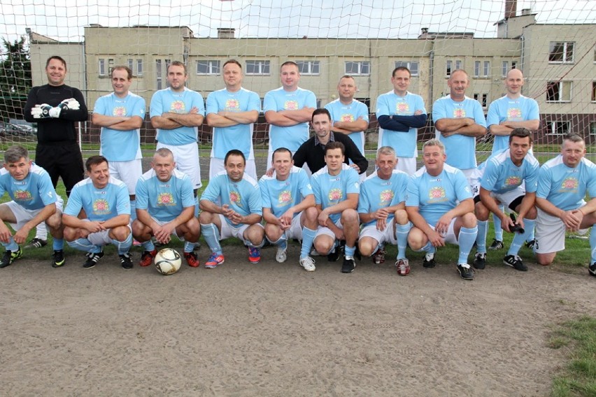 Oldboje Pogoni Syców. Stoją od lewej: Dumański, Ziółkowski,...