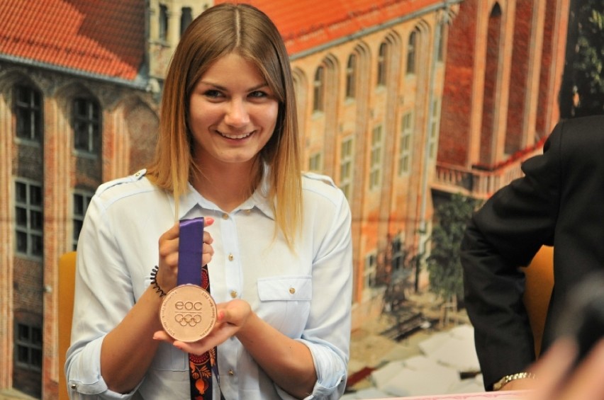 Aneta Rygielska z medalem I Igrzysk Europejskich w Baku...