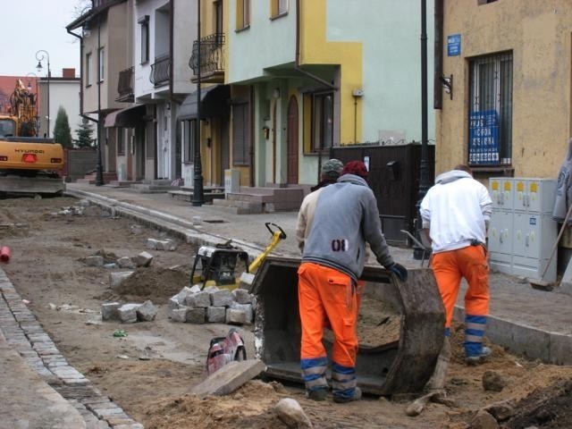 Przebudowa ulic starówki z opóźnieniem