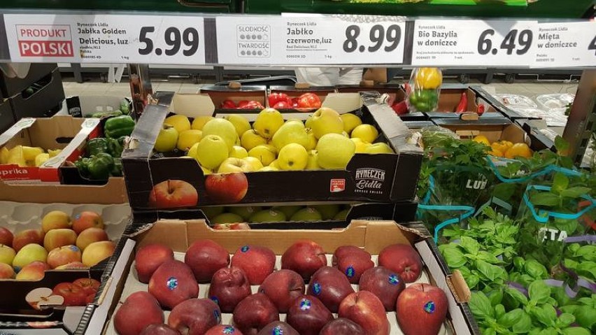 Astronomiczne ceny jabłek w Lidlu
