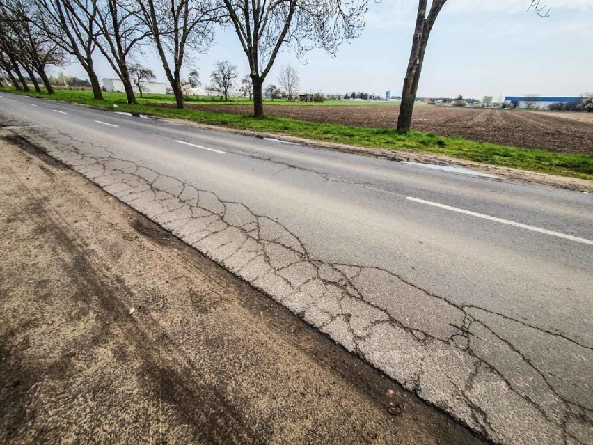 Odcinek Wilkowickiej w Lesznie, który ma być remontowany