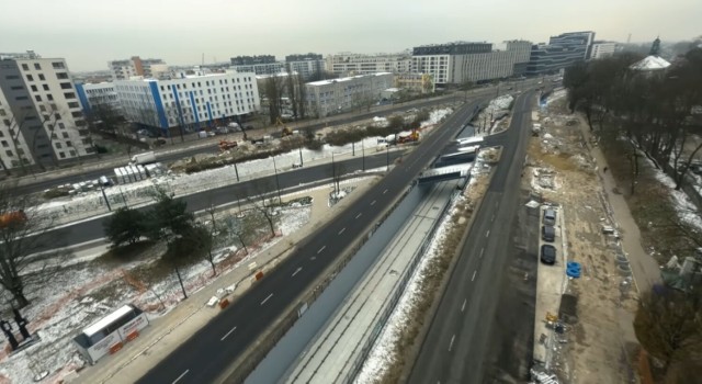 Już w styczniu 2024 roku tramwaje pojadą nową trasą w ciągu ulicy Kasprzaka na Woli.