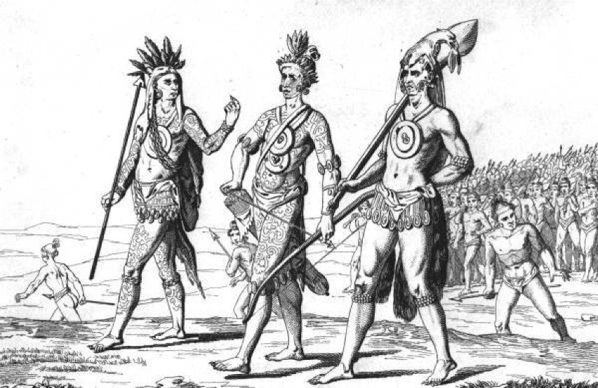 wojownicy plemienia Timucua, Floryda.