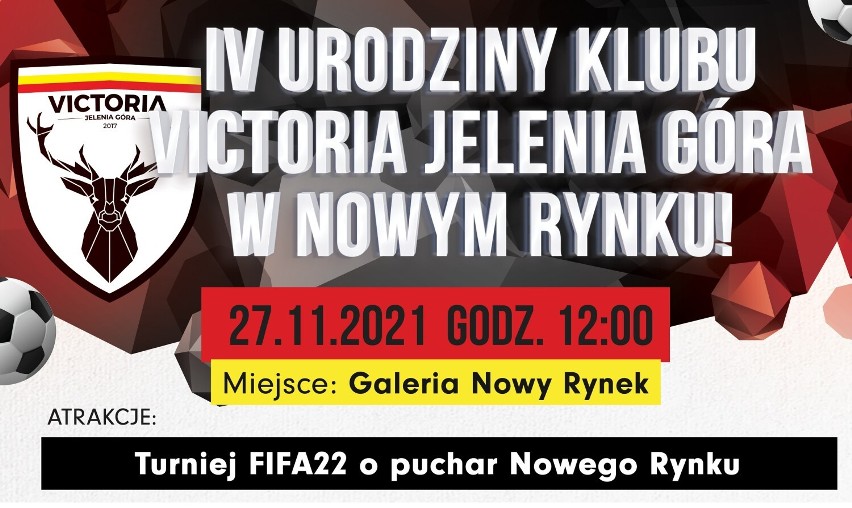 Turniej FIFA na IV urodziny Klubu Victioria w Nowym Rynku w Jeleniej Górze. Szykuje się super zabawa!