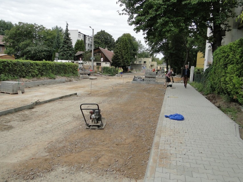 Trwa modernizacja ulicy Cichej na Plantach w Radomiu. Jaki postęp prac? Zobaczcie zdjęcia