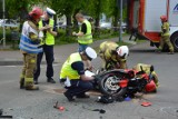 Zderzenie motocyklisty z samochodem w Lęborku. Nowe okoliczności wypadku