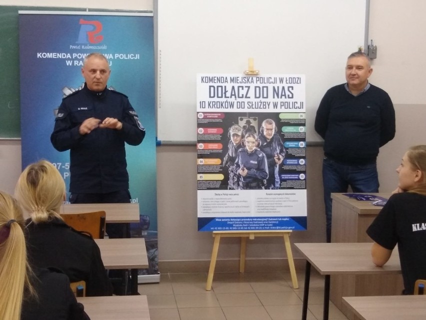Spotkania radomszczańskiej Policji w szkołach średnich w...