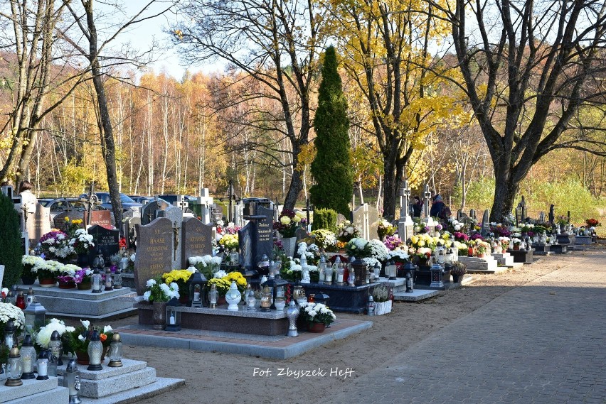 Wizyta na cmentarzach w gminie Krokowa - 31 października 2021