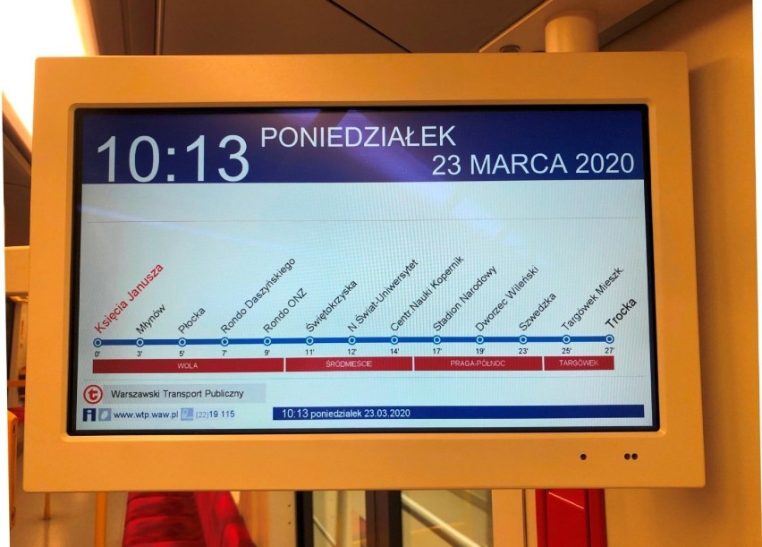 Metro rozpoczyna jazdy szkoleniowe do Księcia Janusza....