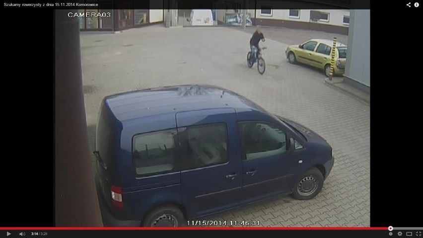 Bielsko-Biała: Skradziono rower za 6 tys. zł. Sprawcę nagrał monitoring [WIDEO]