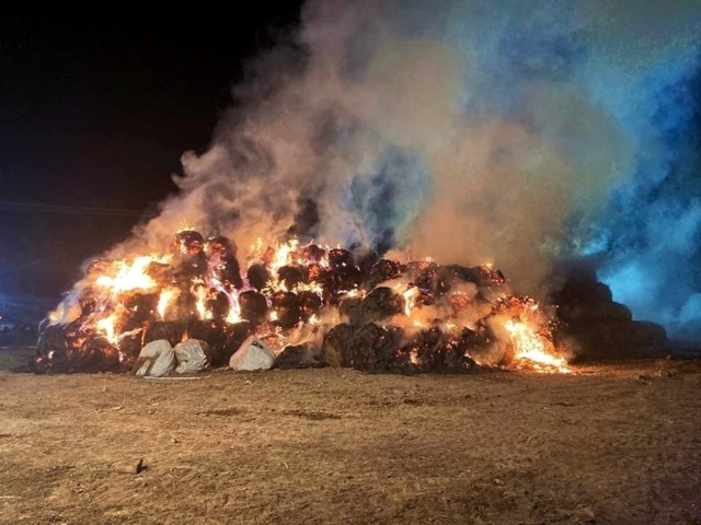Pożar kilkuset bel słomy miał miejsce w podlubelskiej gminie przed dwoma tygodniami