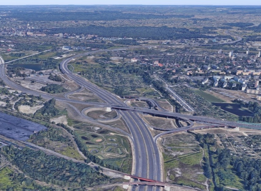 Węzeł Murckowska w Katowicach, łączy DK 86 z autostradą A4