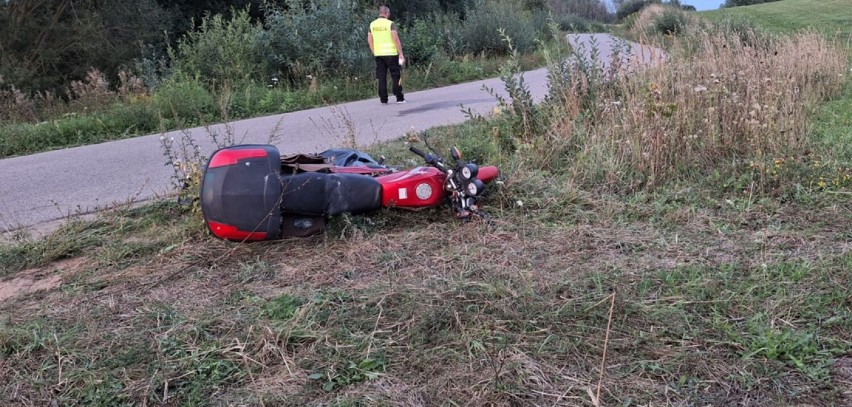 Wypadek w Gminie Ełk. Nie żyje 41-letni kierowca motoroweru