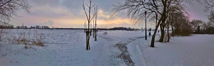 Park Solankowy w Inowrocławiu zachwyca także zimą