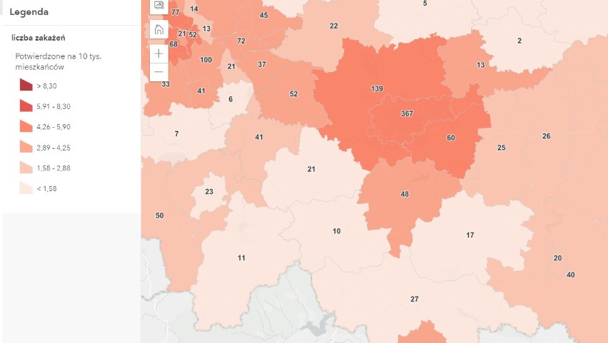 Chrzanów, Oświęcim, Wadowice, Olkusz. 136 nowych przypadków zakażenia koronawirusem w regionie