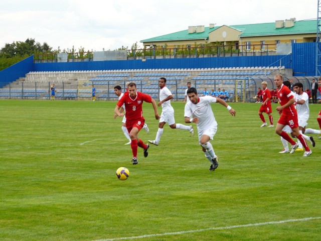 Na miejskim stadionie reprezentacja Polski rozegrała mecz z Iranem
