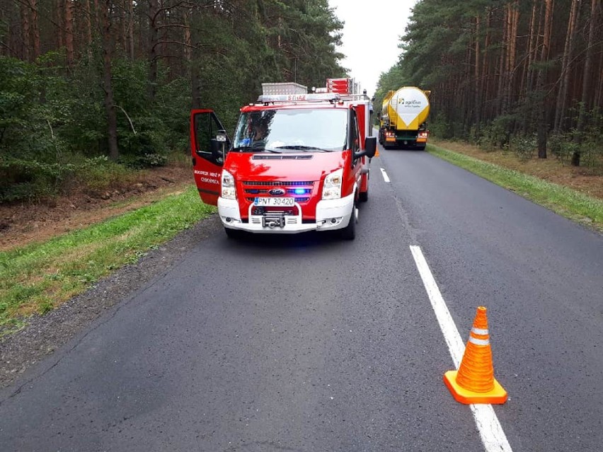 Groźny wypadek na drodze Zbąszyń – Nowy Tomyśl