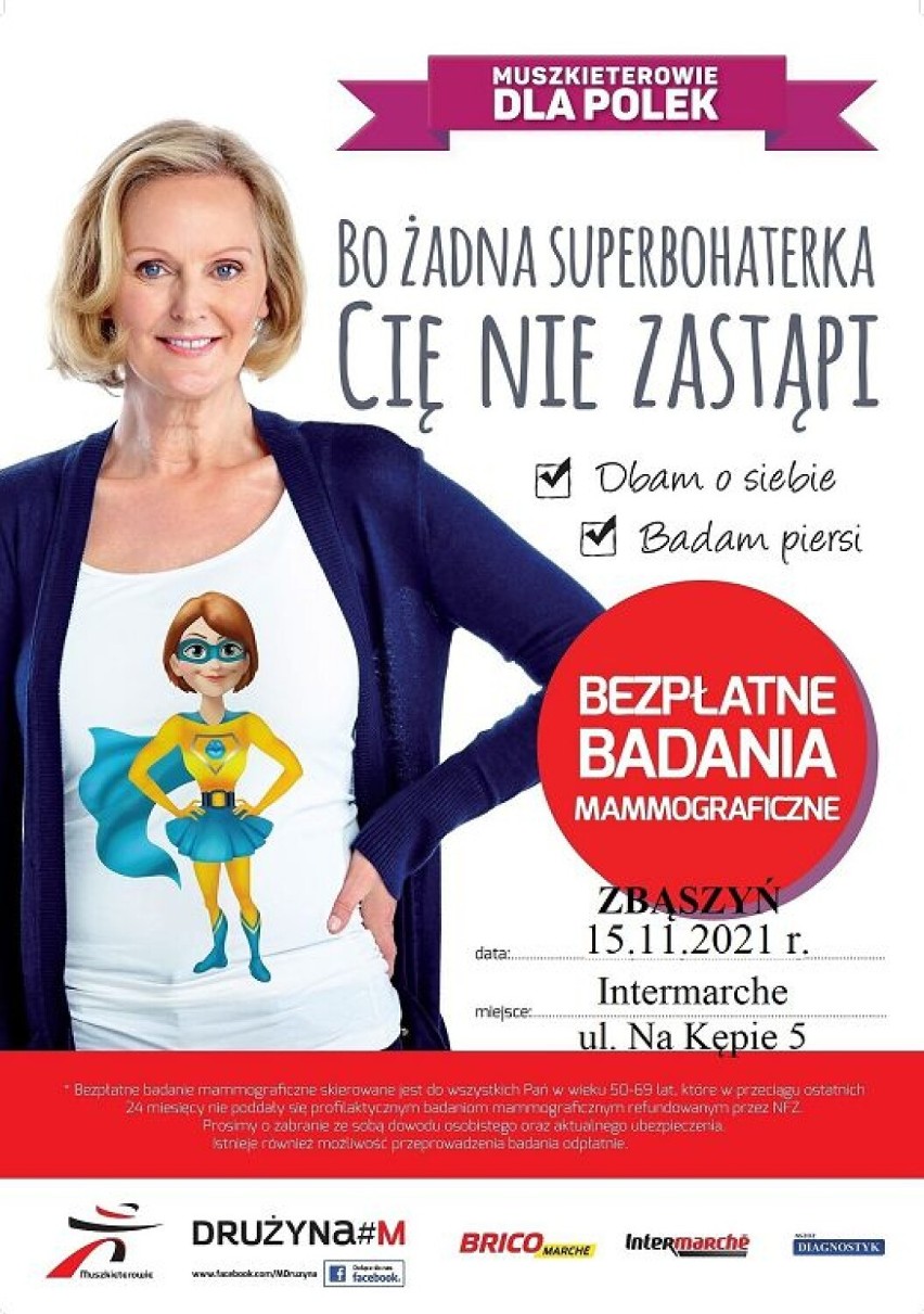 Zbąszyń: Badania mammograficzne w Zbąszyniu. Zobacz, gdzie i kiedy!