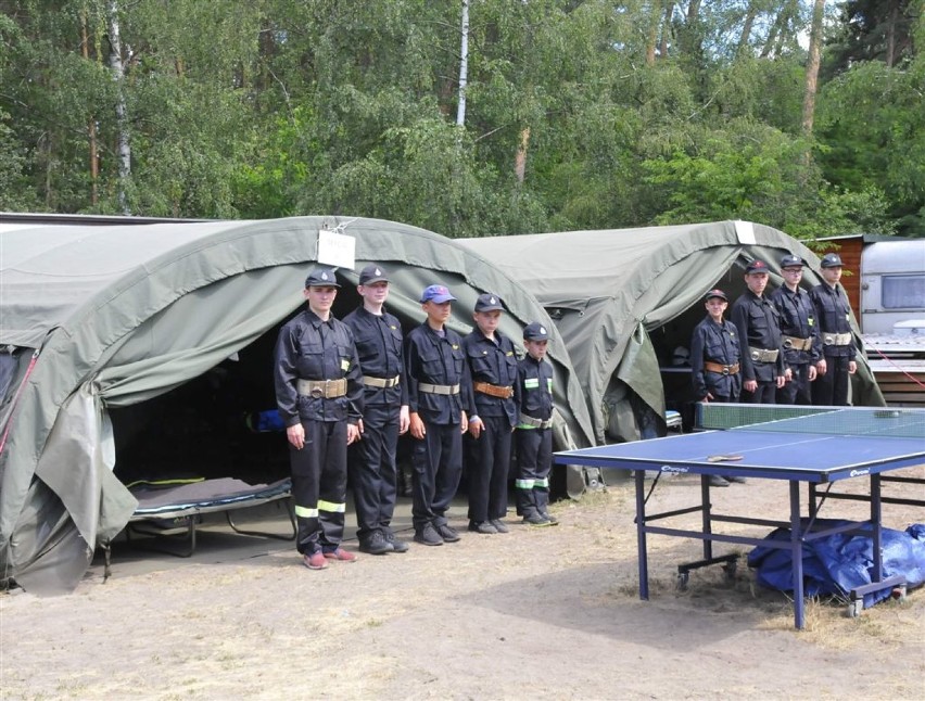 Młodzi z OSP Kościan szkolili się i wypoczywali w Nowym Dębcu FOTO