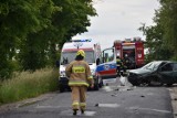 Wypadek na trasie Kuślin - Buk w miejscowości Wiktorowo [ZDJĘCIA]