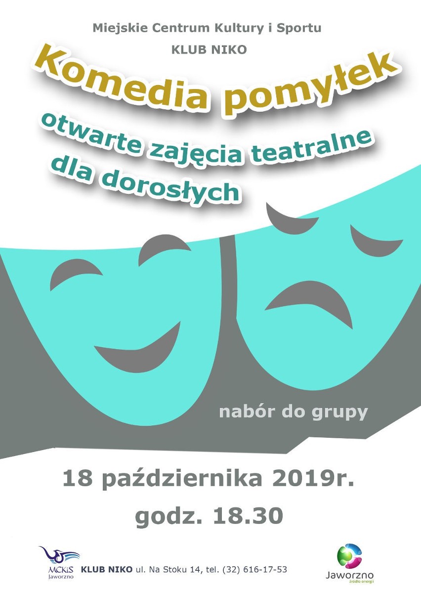 Sprawdź swoje umiejętności teatralne - przyjdź na warsztaty...