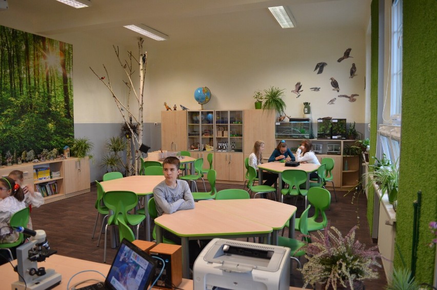 Zielona pracowania w Szkole Podstawowej numer 2 w Knurowie